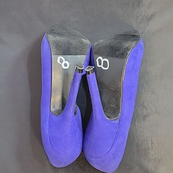 CHARLOTTE RUSSE POINTED TOE D'ORSAY HIGH HEEL STILETTOS PUMP - Picture 11 of 14